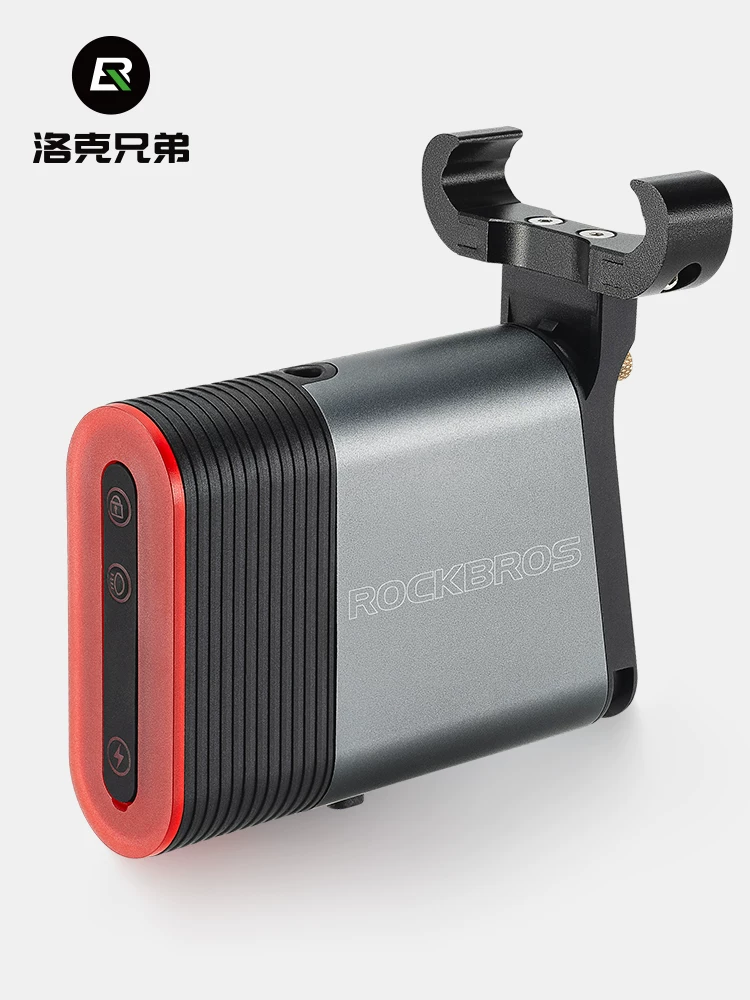 Đèn hậu xe đạp Rock Brothers, khóa mũ bảo hiểm thông minh, khóa cáp thép mật mã Bluetooth, dành cho xe đạp leo núi, đi đêm