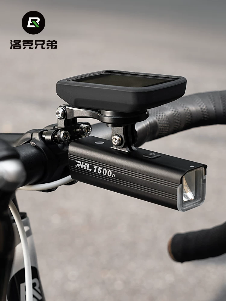 Giá đỡ mở rộng máy tính xe đạp Rock Brothers, giá đỡ đèn xe đạp đường trường/xe đạp leo núi, đế gắn camera thể thao, phụ kiện