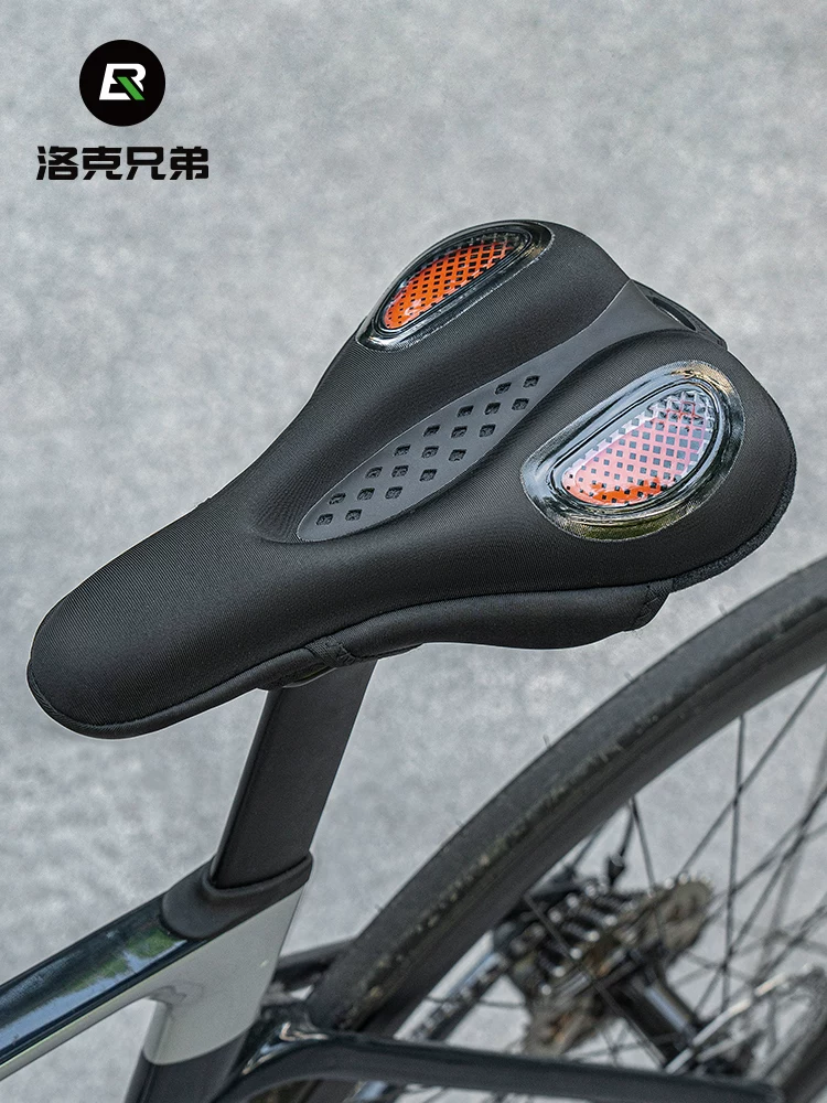 Rock Brothers bọc ghế xe đạp dày silicone thoải mái unisex đi xe đạp đường núi đi xe đạp nhanh chóng bọc ghế