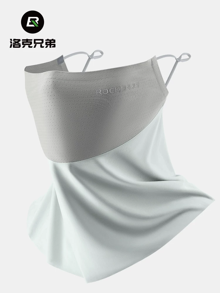Khăn quàng cổ chống nắng Rock Brothers chất liệu lụa đá, khăn che mặt khi đạp xe, mũ chống tia UV cho nam và nữ mùa hè