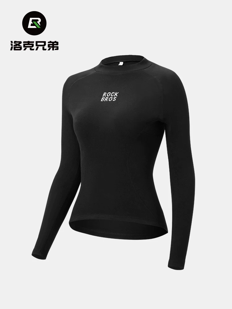 Áo thể thao thấm mồ hôi của Rock Brothers, áo đi xe đạp đường trường ấm áp, quần áo lớp trong dành cho phụ nữ vào mùa đông.