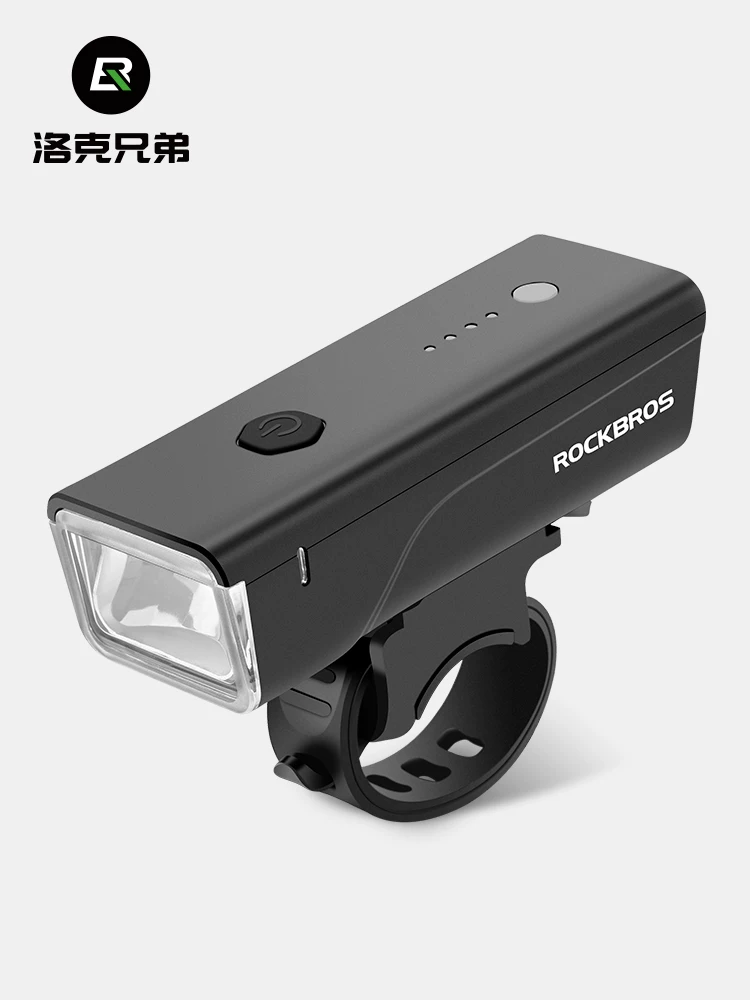 Đèn xe đạp Rock Brothers đèn trước đi đêm có thể sạc lại đèn pin sáng cảm biến ánh sáng thiết bị đi xe đạp leo núi đường bộ