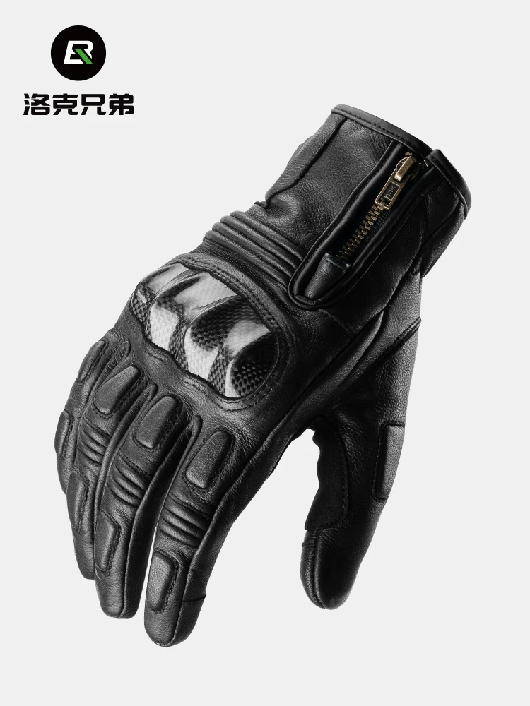 Găng tay đi xe máy Rock Brothers, găng tay đi xe máy toàn ngón dành cho nam và nữ, thiết bị chống ngã khi đi xe máy mùa hè và mùa thu dành cho người lái xe.