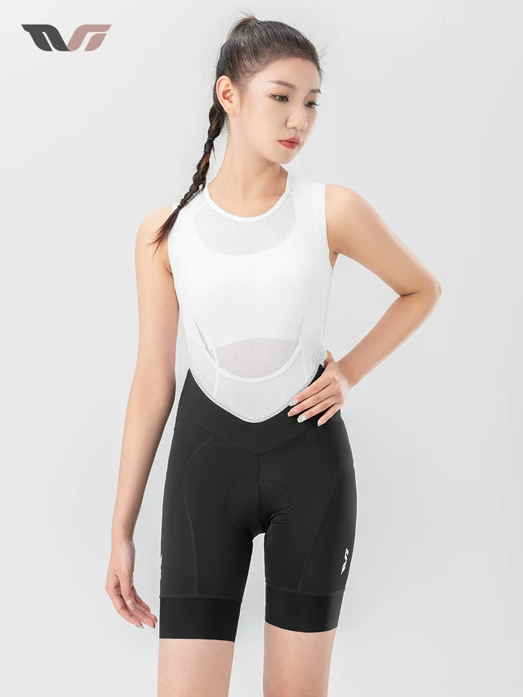 Quần đạp xe Rock Brothers TVI series quần đùi nữ có dây đeo quần đùi xe đạp đường núi quần thể thao đạp xe