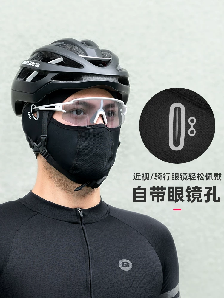 Mặt nạ chống nắng Rock Brothers mùa xuân hè che kín mặt khăn lụa băng bảo vệ mặt chống gió mũ trùm đầu đi xe máy