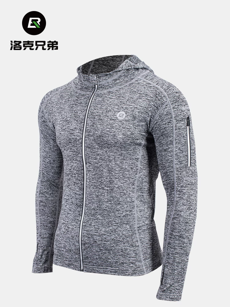 Quần áo đi xe đạp Rock Brothers Áo thể thao nam và nữ áo thể thao nhanh khô mùa xuân và mùa thu áo khoác thể dục chạy bộ dài tay thông thường