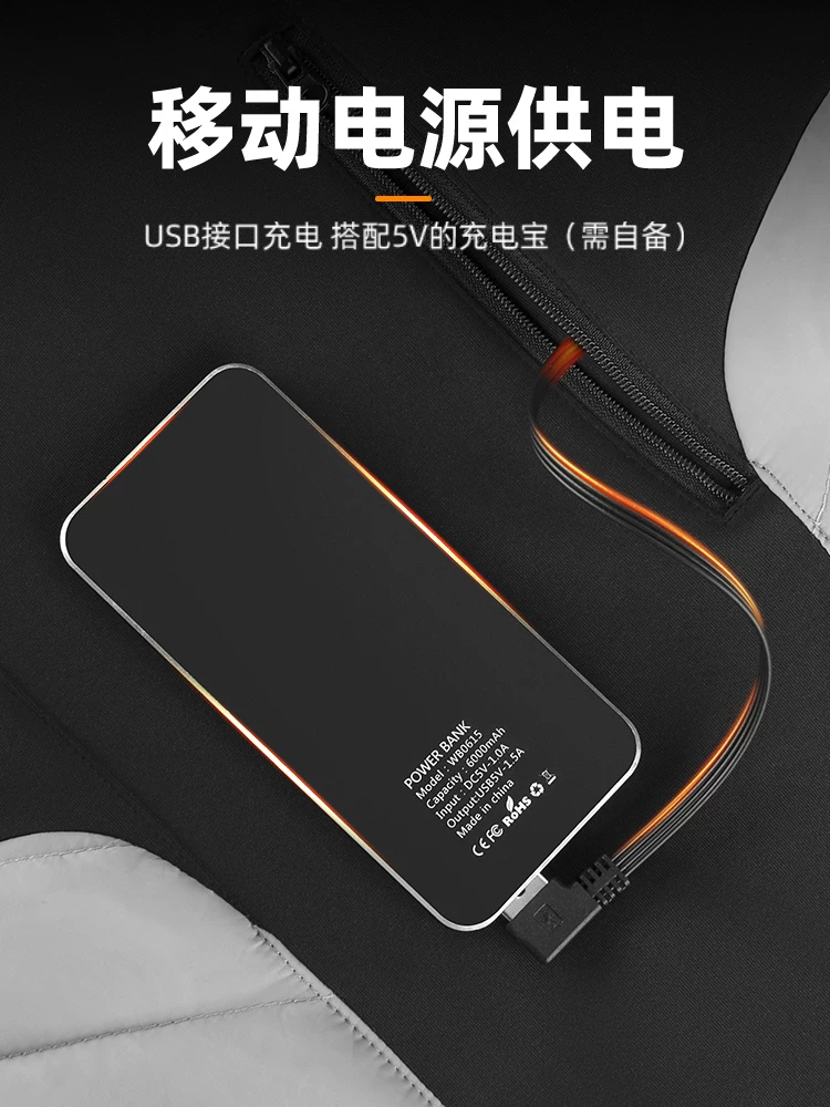 Áo giữ nhiệt Rock Brothers có sưởi điện, dành cho người đi xe máy, đi xe đạp, mùa đông, chống lạnh, dành cho nam và nữ.