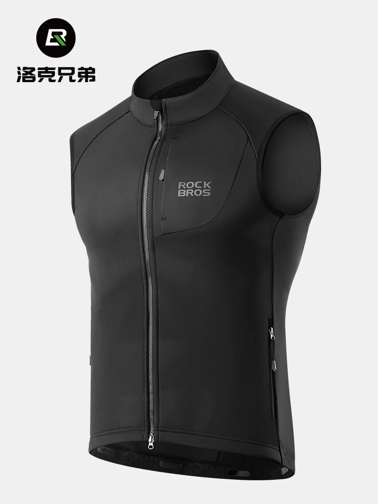 Áo khoác đi xe đạp Rock Brothers mùa đông lông cừu chống lạnh và chống gió dành cho nam và nữ xe đạp leo núi đường bộ quần áo giữ nhiệt áo vest