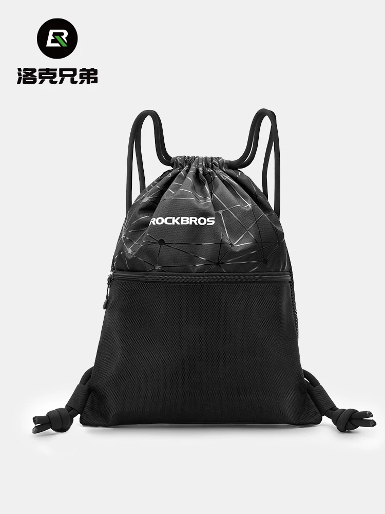 Túi đựng đồ đeo vai đôi Rock Brothers dây rút túi tập thể dục ba lô tập luyện thể thao túi linh tinh thiết bị đi xe đạp