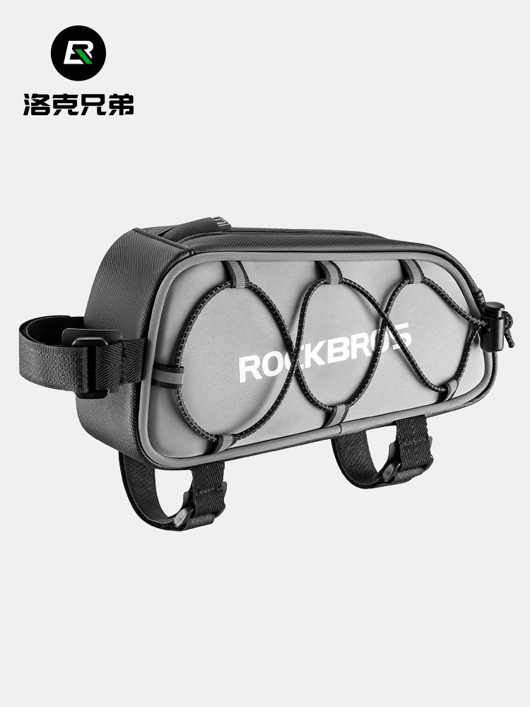 Túi đựng đồ trên khung xe đạp Rock Brothers, dành cho xe đạp đường trường, xe đạp leo núi, túi khung trước, phụ kiện đi xe đạp, túi yên xe phản quang