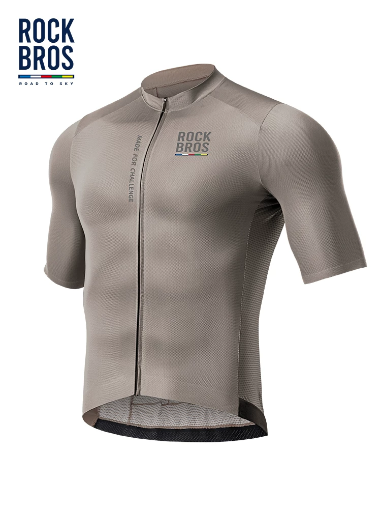 Rock Brothers Sky Road Series Áo đi xe đạp đường núi Xe đạp thể thao Áo ngắn tay Quần áo đi xe đạp mùa hè cho nam
