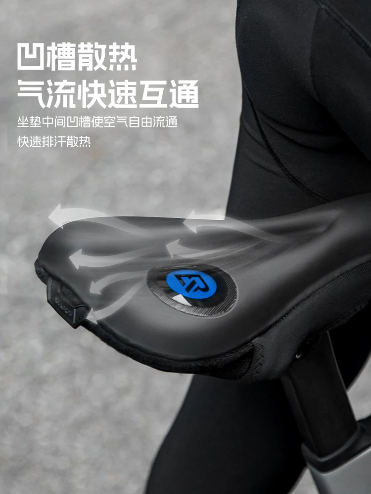 Rock Brothers bọc ghế xe đạp dày dặn thoải mái bằng silicon mềm mại dành cho nam và nữ đệm ngồi xe đạp đường núi phụ kiện đi xe