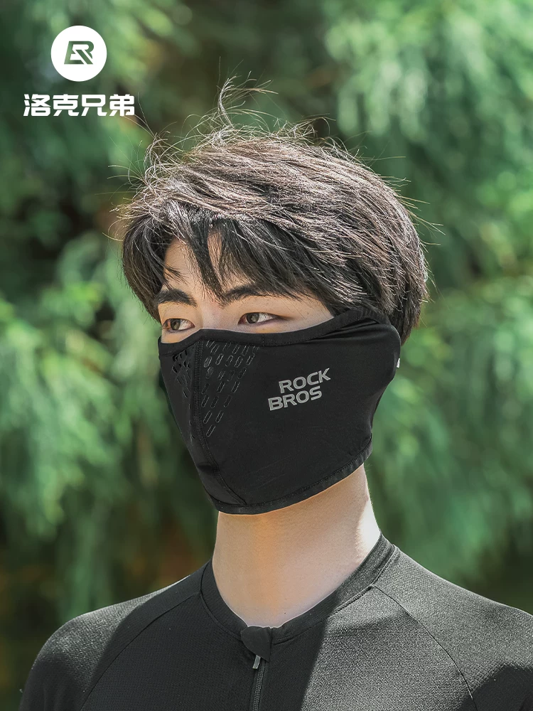 Mặt nạ chống nắng Rock Brothers khăn trùm đầu bằng lụa băng khăn quàng cổ đi xe đạp mũ bảo hiểm chống tia cực tím che mặt kiểu dáng mỏng dành cho nam và nữ mùa hè