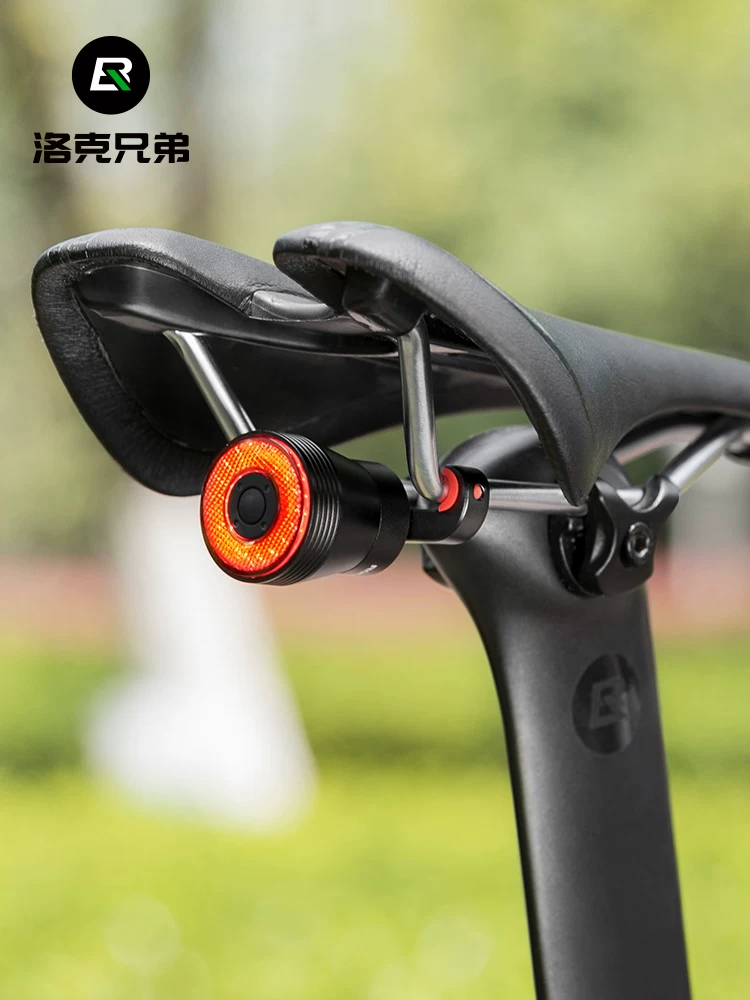 Đèn hậu xe đạp Rock Brothers đèn phanh thông minh thiết bị đi xe đạp xe đạp leo núi xe đạp đường bộ đi đêm cảm biến đèn hậu