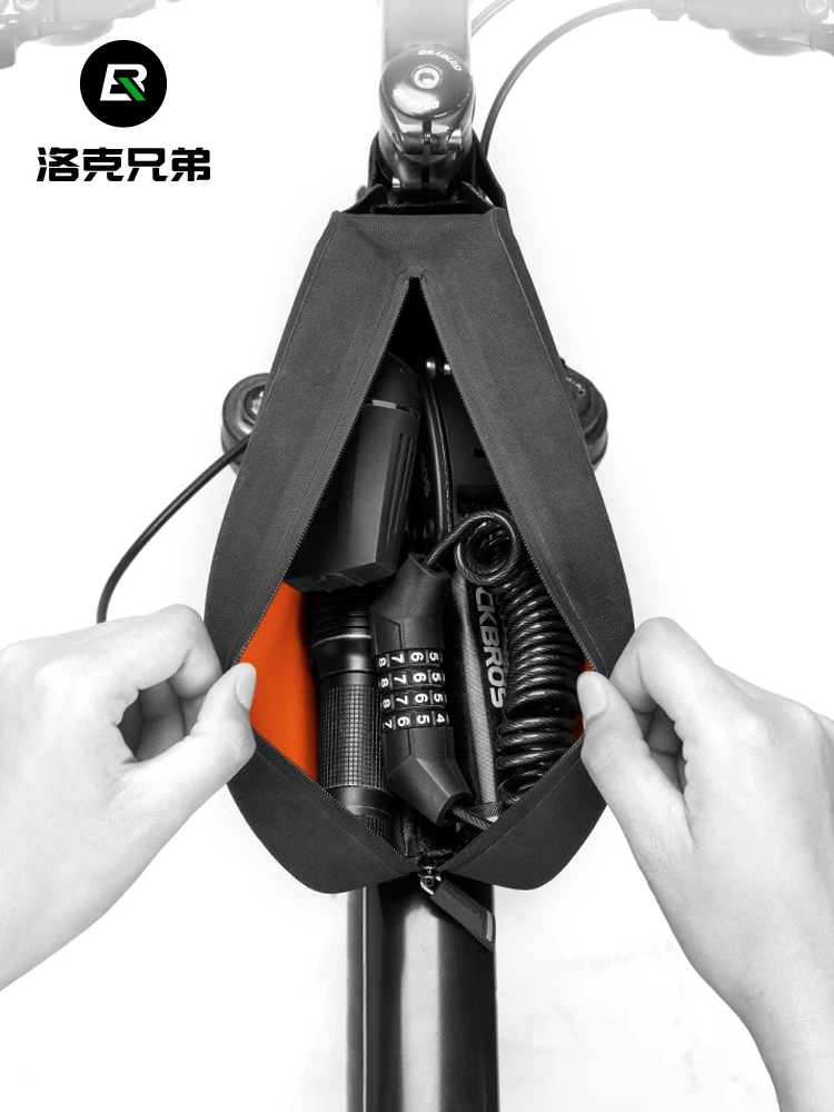 Túi đựng xe đạp Rock Brothers túi khung trước túi đựng ống đầu xe đạp đường bộ xe đạp leo núi túi đi xe đạp túi yên xe chống thấm nước phụ kiện