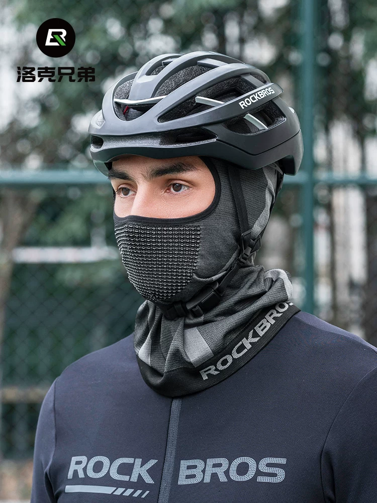 Mặt nạ che nắng Rock Brothers, khẩu trang thể thao thoáng khí, unisex, dùng cho xe máy, ngoài trời, chống gió, che kín mặt và cổ