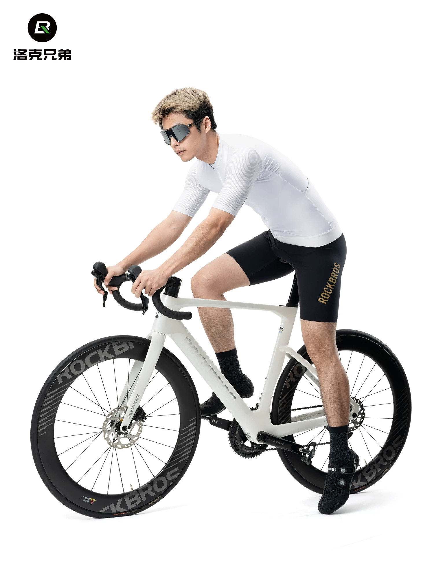 Bộ áo đi xe đạp Rock Brothers quần short ngắn tay dành cho nam và nữ quần áo và thiết bị chuyên nghiệp dành cho xe đạp đường trường và leo núi cho mùa hè