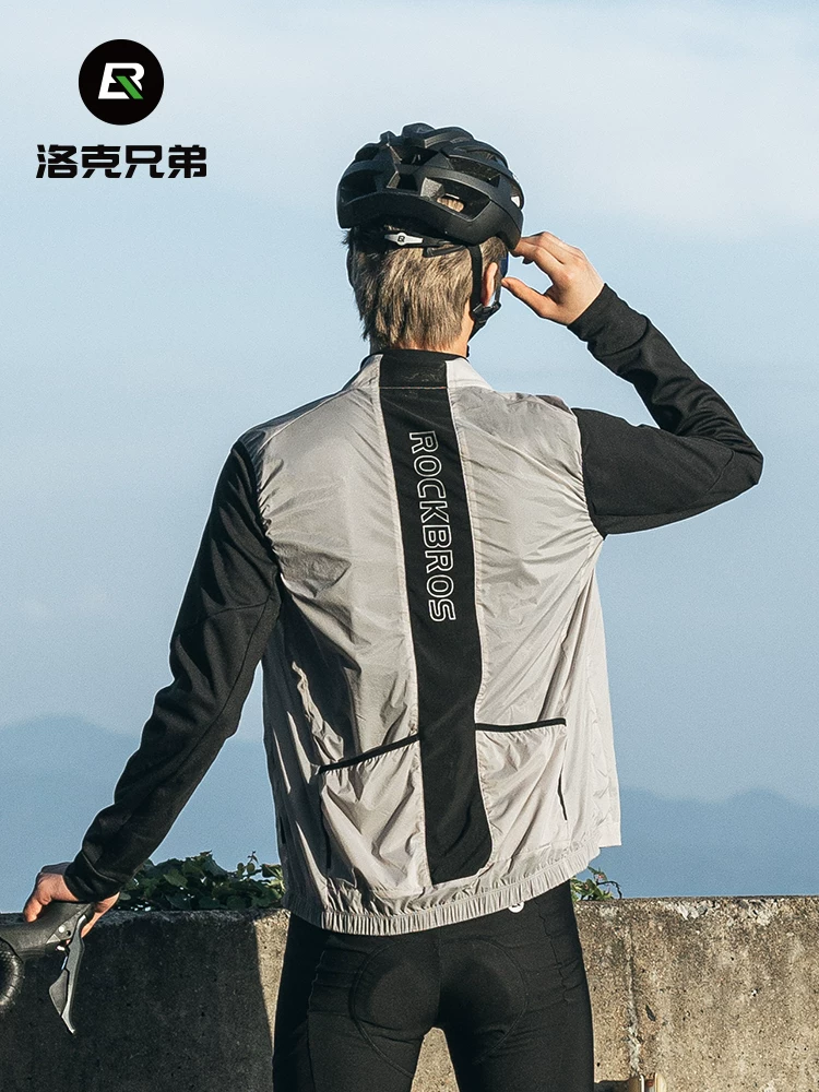 Áo đi xe đạp Rock Brothers chống gió thoáng khí trên đường xe đạp leo núi không tay trang phục đi xe đạp dành cho nam và nữ