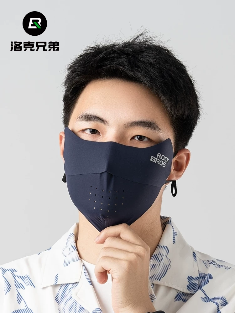 Mặt nạ chống nắng Rock Brothers bảo vệ mắt khỏi tia cực tím, tấm che nắng bằng lụa băng, mặt nạ lái xe và đi xe đạp dành cho nam và nữ