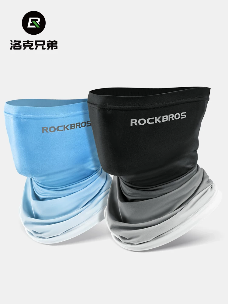 Khăn che mặt đa năng Rock Brothers Ice Silk chống nắng, mùa hè, unisex, bảo vệ mặt, chống gió, dùng cho đi xe máy, câu cá, đạp xe