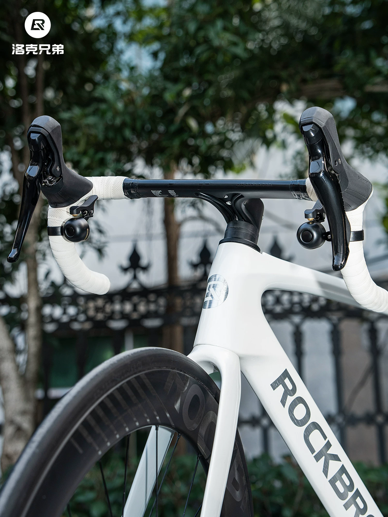 Chuông xe đạp Rock Brothers tay lái cong còi xe đạp cảnh báo retro đi xe đạp trong thành phố đi lại phụ kiện đi xe đạp