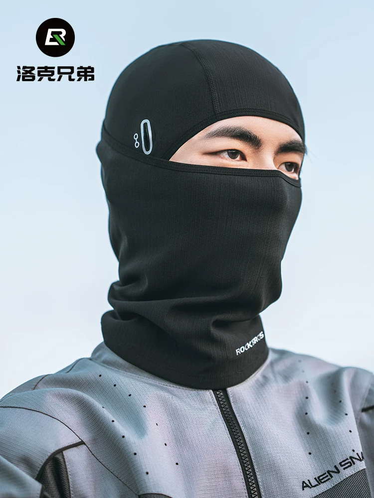 Mũ trùm đầu chống nắng Rock Brothers dành cho xe máy, mặt nạ che kín mặt, chống gió, unisex, giữ ấm cổ khi đạp xe, dùng được cho mọi mùa ngoài trời
