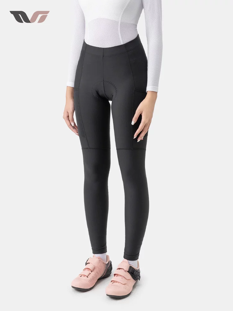 Quần đi xe đạp dòng Rock Brothers TVI dành cho nữ, quần đi xe đạp đường trường mùa thu, ấm áp, chống gió, lót lông cừu, kiểu dáng mỏng