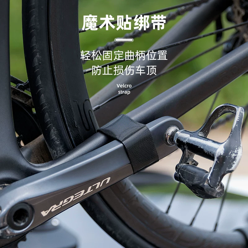 Giá để đồ trên nóc xe bằng điện Rock Brothers, giá để xe đạp leo núi và đường trường