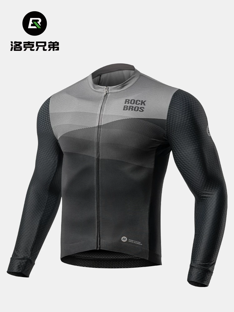 Áo thun đi xe đạp mùa xuân hè của Rock Brothers áo dài tay nhanh khô thấm mồ hôi xe đạp thể thao đường núi quần áo đi xe đạp dành cho nam giới