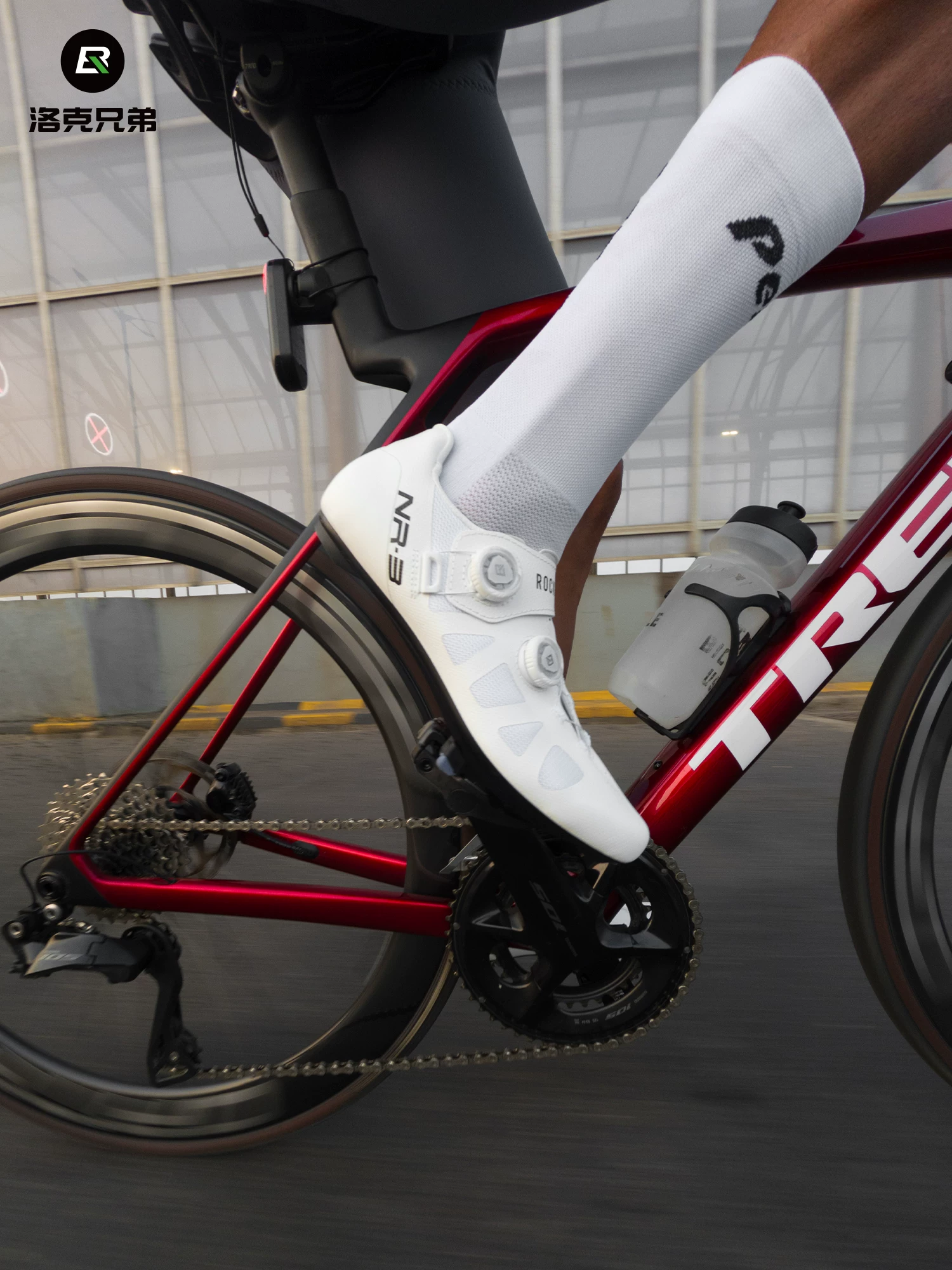 Giày đạp xe Rock Brothers đế carbon, đế tăng cường, thoáng khí, dành cho thi đấu, nam và nữ