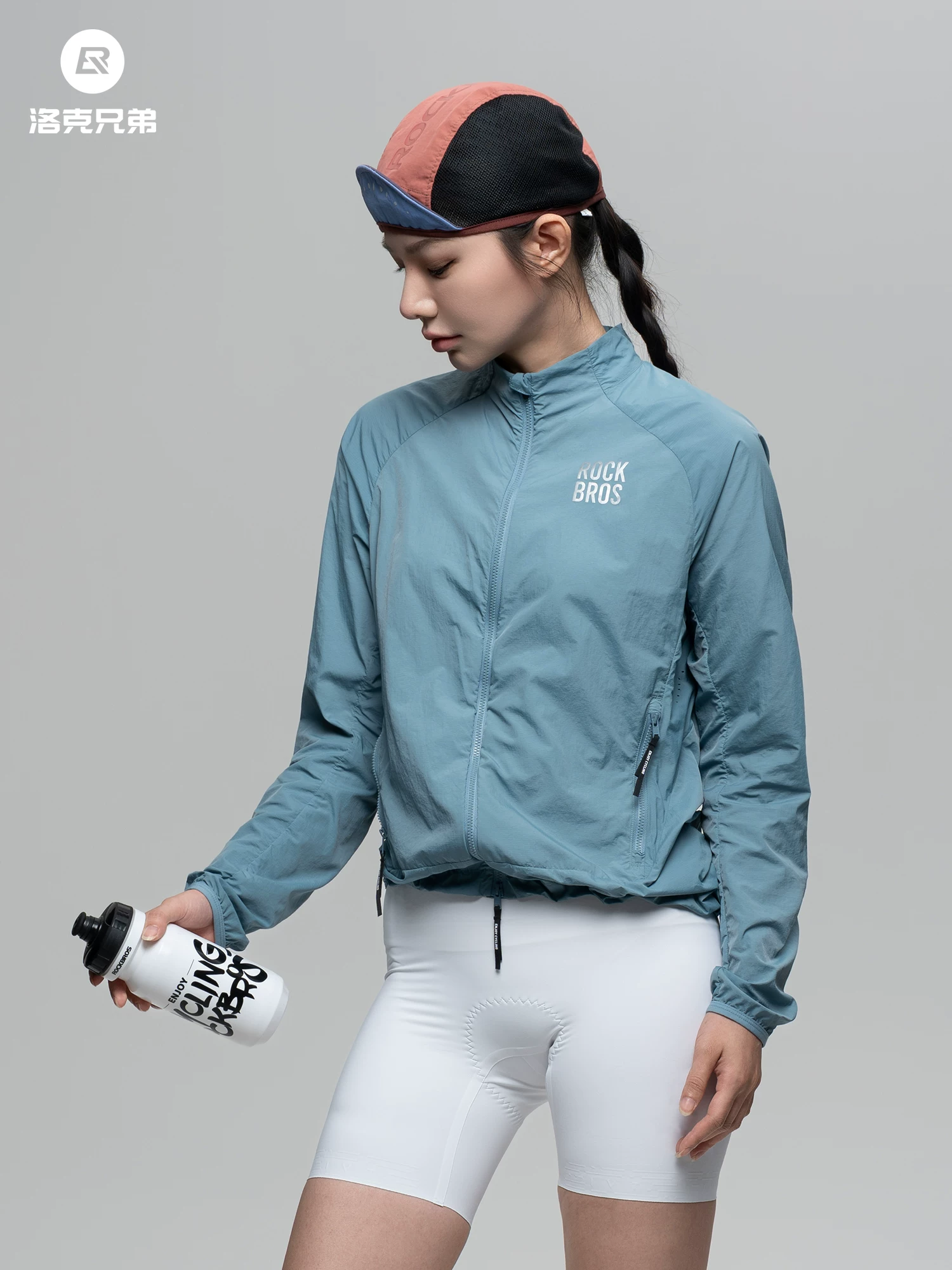 Áo khoác gió đi xe đạp Rock Brothers thoáng khí xe đạp đường trường chống gió dài tay áo khoác đi xe đạp cho nam và nữ mùa xuân, mùa thu và mùa đông