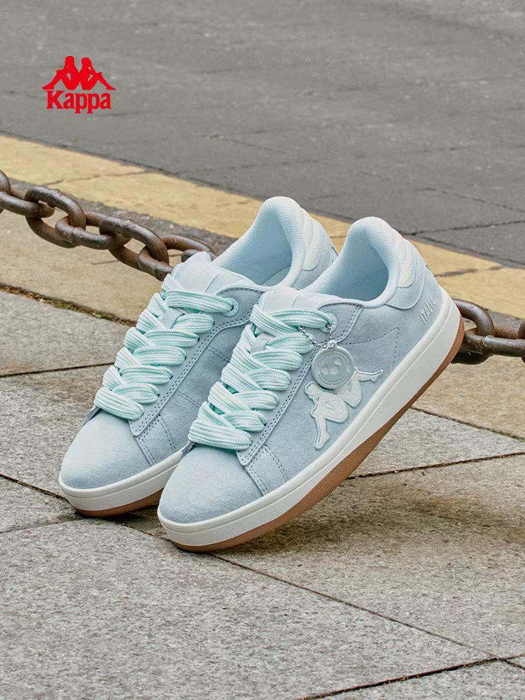 Giày thể thao đế dày Kappa dành cho nữ, mẫu mới mùa đông 2025, giày trắng retro đa năng, giày tập nhẹ nhàng phong cách Đức.
