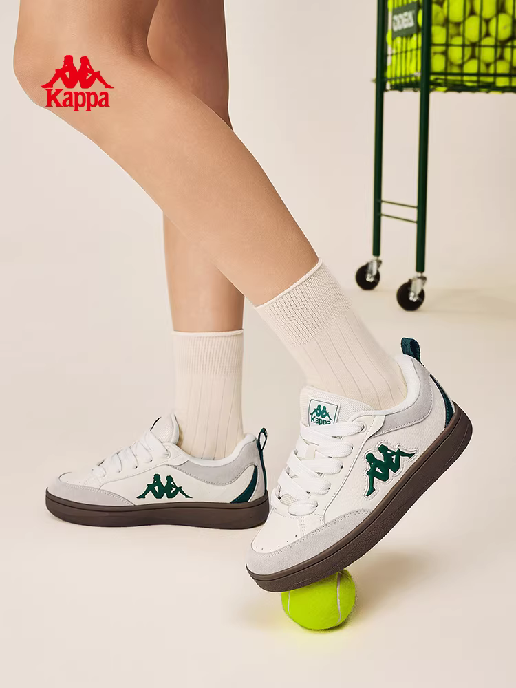 Giày nữ Kappa giày thể thao cổ điển mùa đông 2025 mới giày đế mềm đế mềm của Đức giày đôi thông thường đa năng
