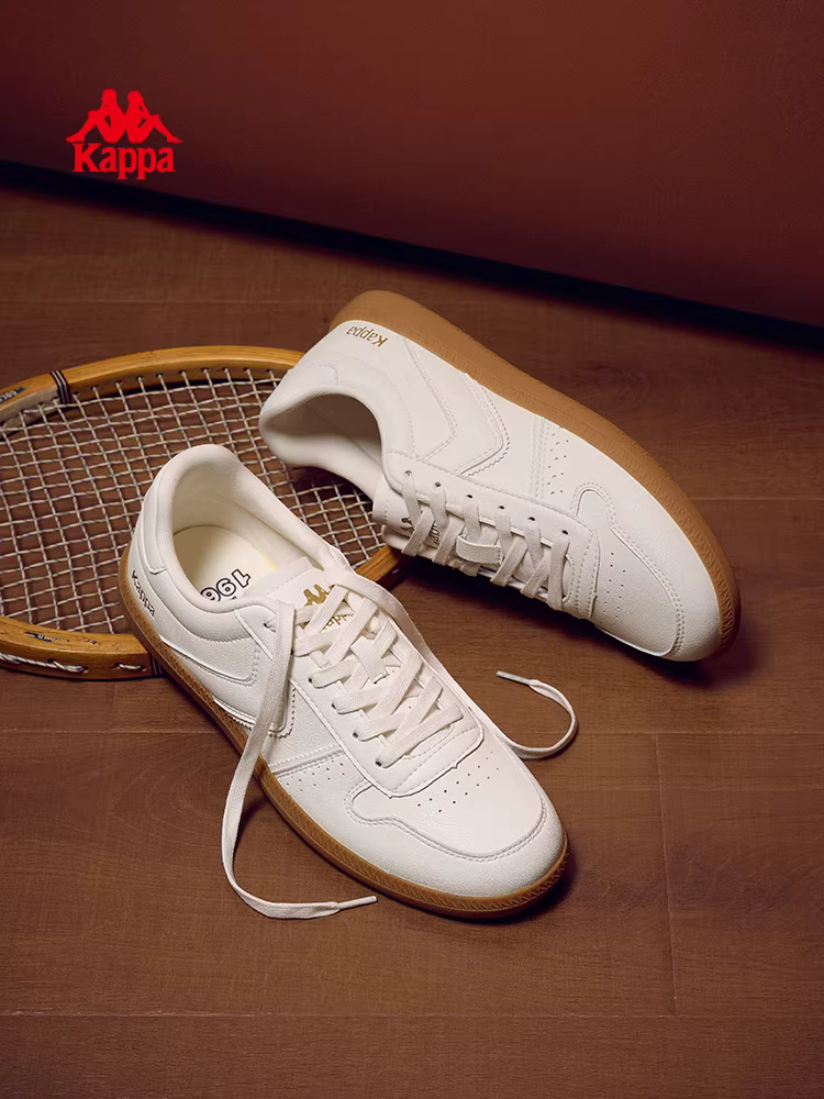 Giày nữ Kappa Giày tập luyện Đức Giày nữ mùa đông mới 2025 đa năng màu trắng giày thấp cổ đế mỏng giày thể thao thời trang