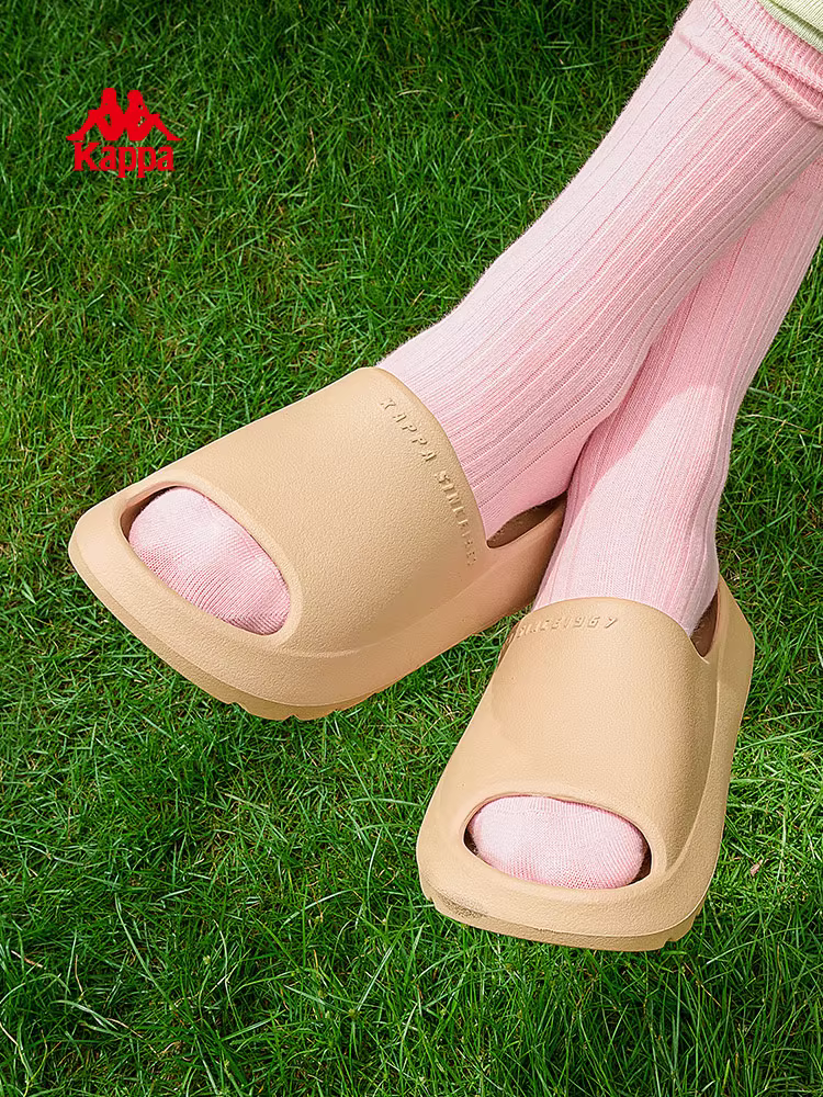 Giảm giá đặc biệt | Sản phẩm chính hãng] Dép đế dày dành cho nữ Kappa Dép sandal ngoài trời thời trang mới mùa hè 2025