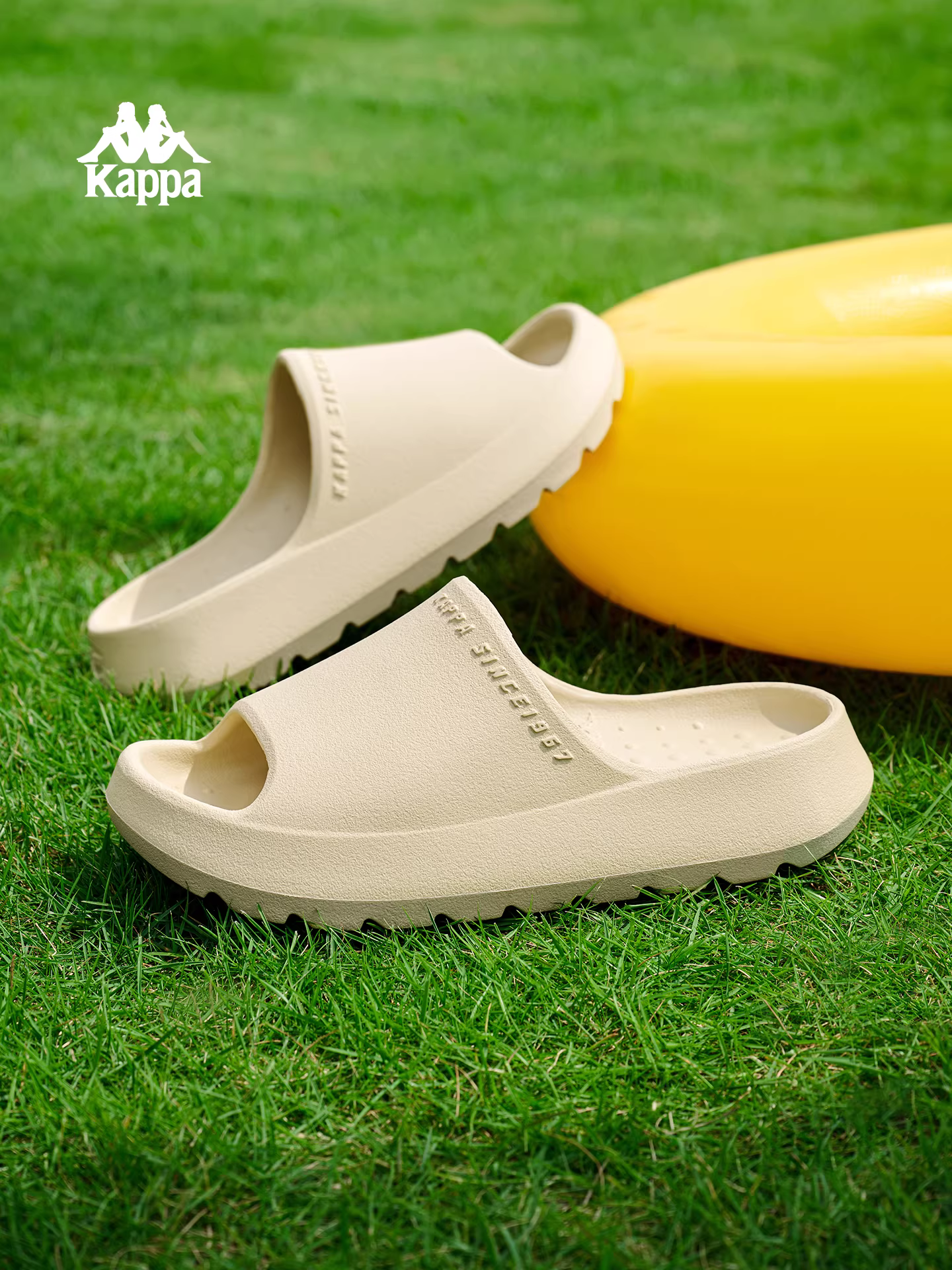 Giảm giá đặc biệt | Sản phẩm chính hãng】Dép nữ thông thường của Kappa 2025 giày đi biển mới mùa thu