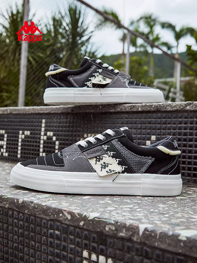 [Giải phóng mặt bằng đặc biệt] Giày vải nam Kappa mùa đông 2025 Giày trượt ván kiểu đôi