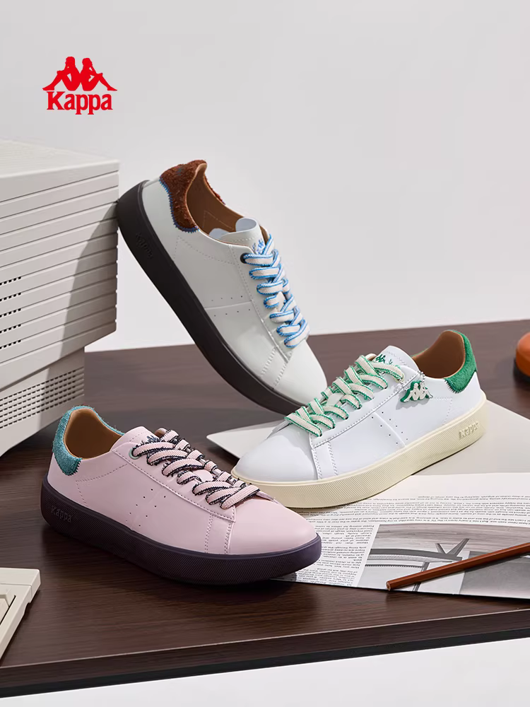 [Giải phóng mặt bằng đặc biệt] Giày thể thao đế dày Kappa dành cho nữ Mùa đông 2025 Giày trắng đa năng mới