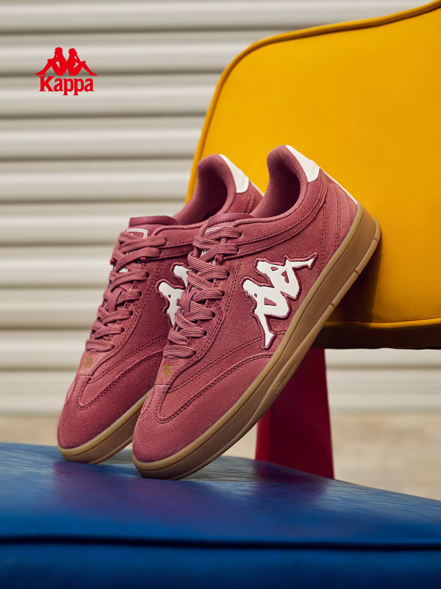 Giày thể thao nữ KappaTIFO retro Đức mùa đông 2025 đế mỏng, kiểu dáng thể thao, cổ thấp, phong cách thường ngày