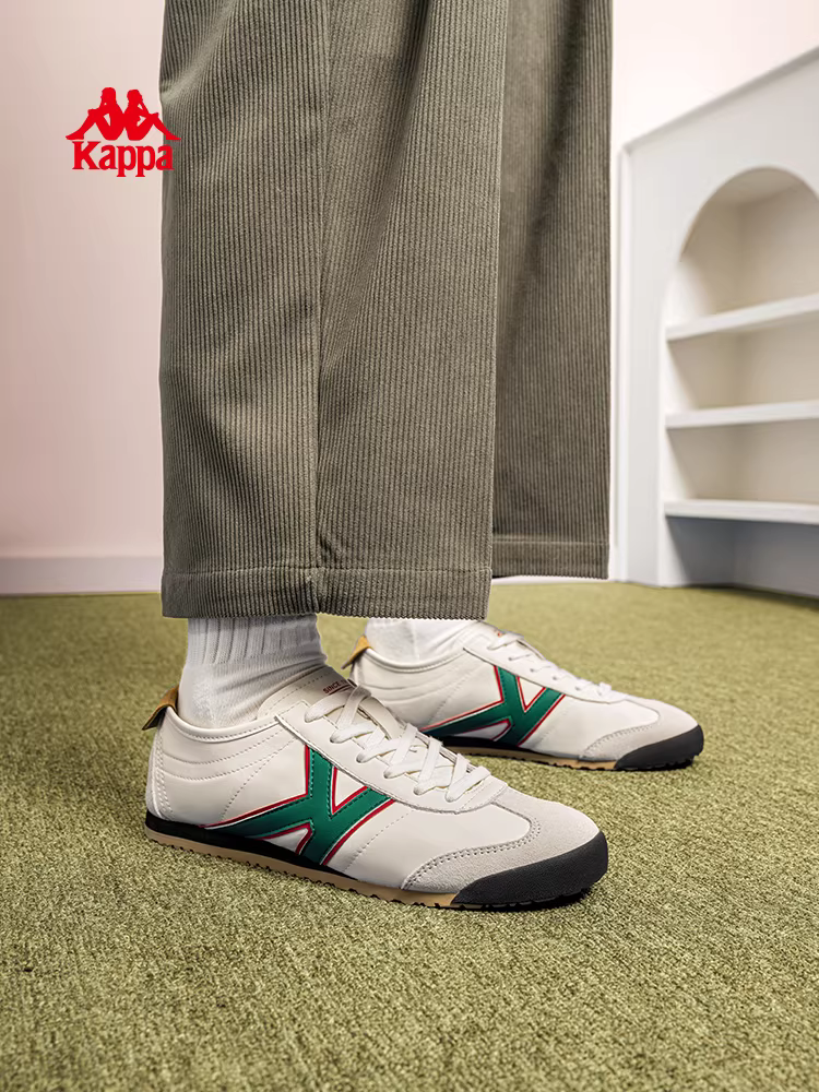 Giày thể thao nam Kappa mùa đông 2025, mẫu mới, cao cấp, đế mềm, giày tập luyện Đức, phong cách retro.