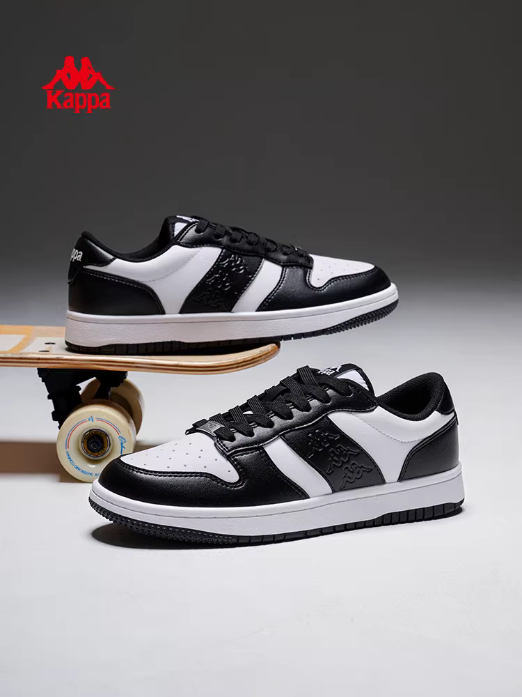 Giày thể thao nữ Kappa kiểu retro, thiết kế mới mùa đông 2025, giày casual cổ thấp, miệng giày nông, đế mềm.