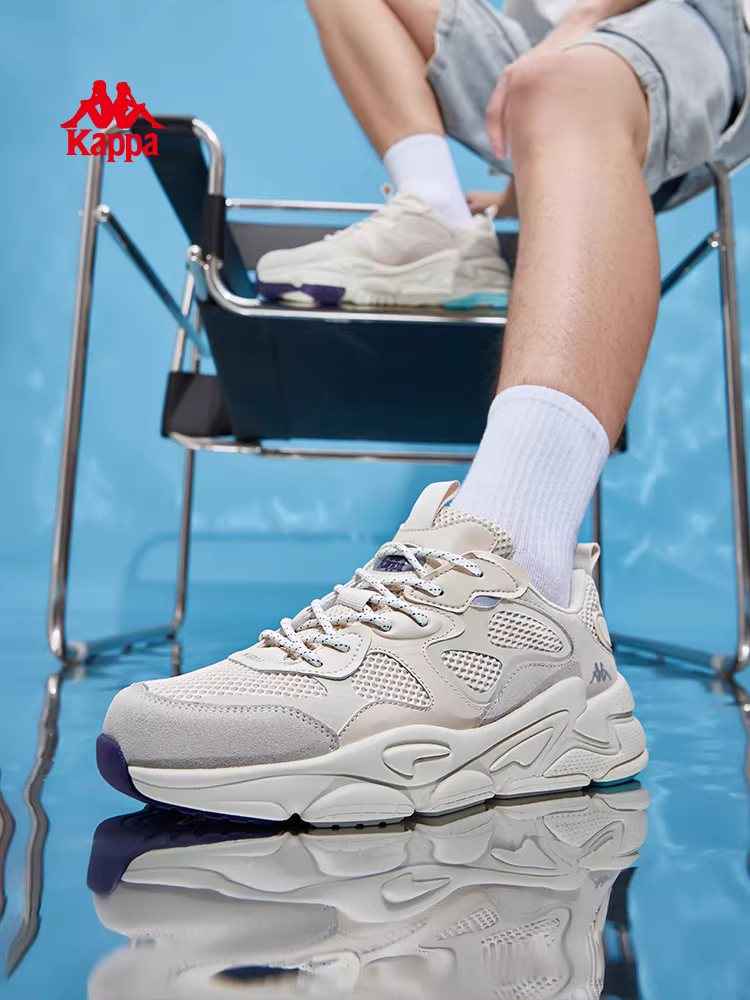 [Giảm giá đặc biệt] Giày thể thao nam Kappa 2025 Mùa đông mới Giày bố đế dày