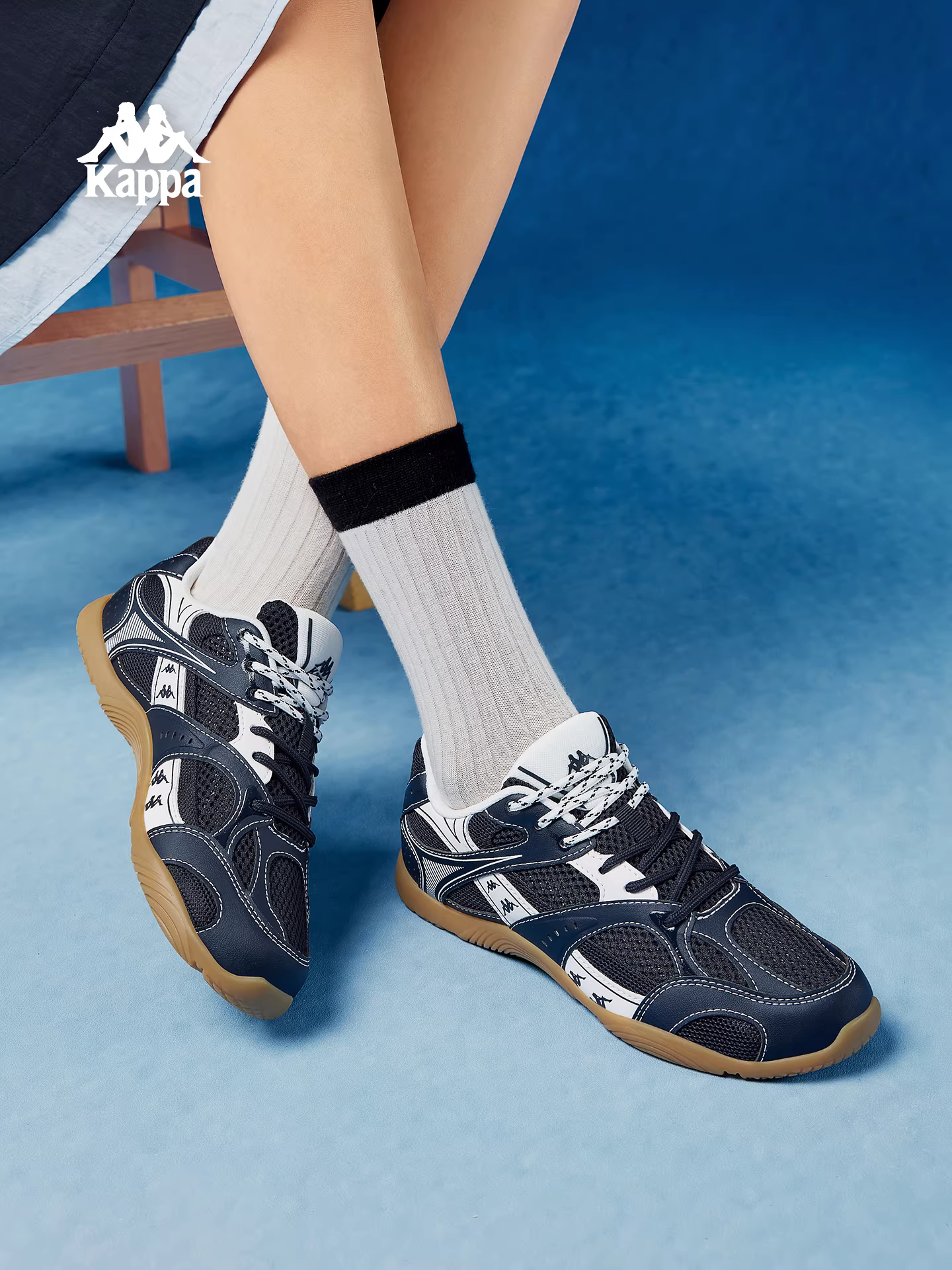 Giày thể thao đế mỏng nữ Kappa mùa đông 2025 mới kiểu retro đế mềm giày tập luyện Đức phong cách giản dị và thời trang