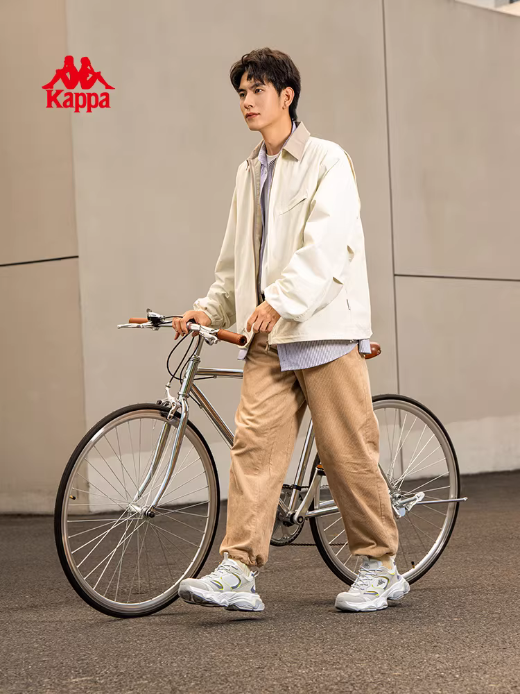 Giảm giá đặc biệt | Chính hãng] Giày thể thao Kappa Giày nam mùa đông 2025 Giày bố đế dày mới