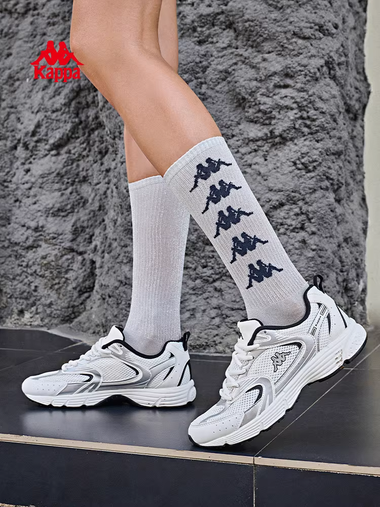 Giày nam Kappa đế mềm, giày thể thao nhẹ, mẫu mới mùa đông 2025, giày bố thời trang, giày chạy bộ đế dày