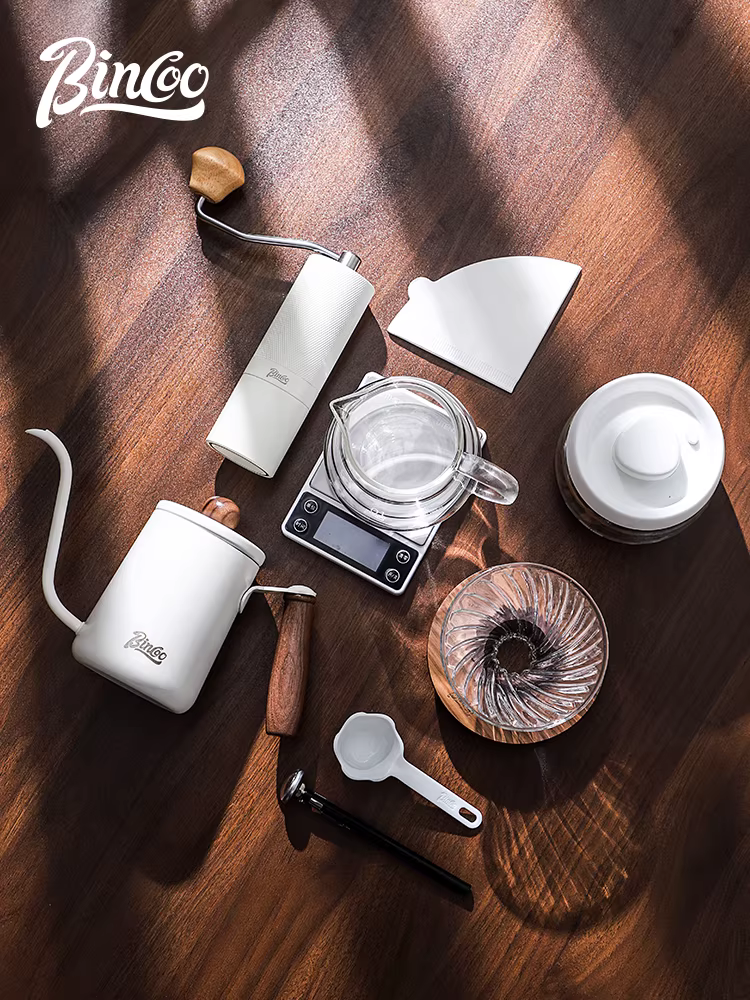 Bộ pha cà phê Bincoo Pour Over, bình chia sẻ V01, cốc lọc, bộ lọc chiết xuất, bình có vòi dài, dụng cụ pha cà phê