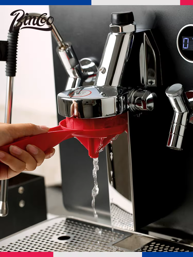 Bàn chải vệ sinh máy pha cà phê bán tự động Bincoo của Ý, dụng cụ vệ sinh đầu pha, bàn chải lưới tách nước 58mm, có thể tháo rời