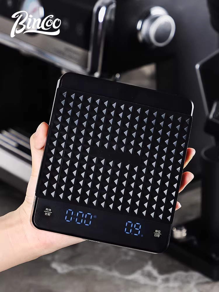 Cân điện tử pha cà phê thủ công Bincoo, hẹn giờ chuyên dụng, có thể sạc lại, cân nướng bánh, hiển thị trọng lượng chính xác, chống thấm nước