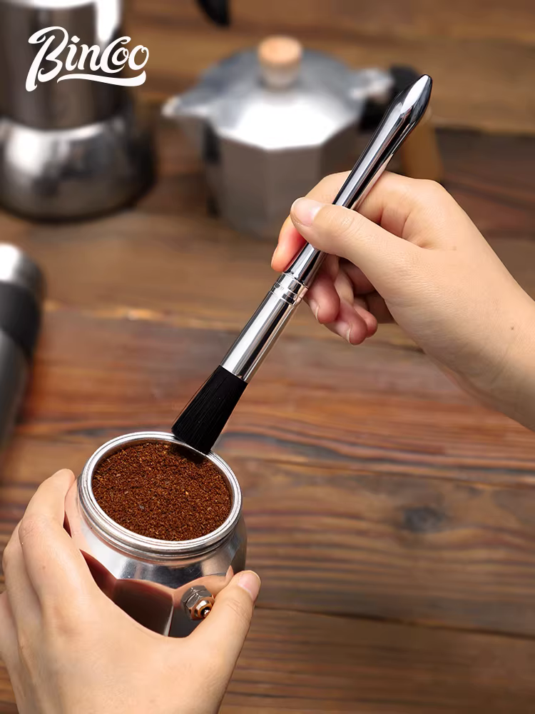 Bàn chải vệ sinh máy pha cà phê Bincoo, bàn chải mềm vệ sinh mặt bàn, bàn chải thổi khí vệ sinh