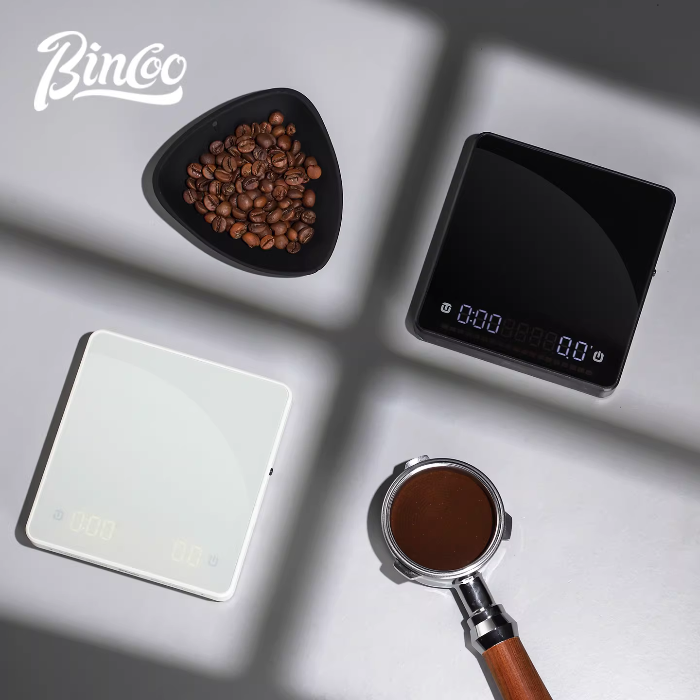 Cân điện tử pha cà phê Bincoo kiểu Ý, cân pha cà phê chuyên nghiệp, cân mini thông minh gia dụng để cân hạt cà phê có chức năng hẹn giờ